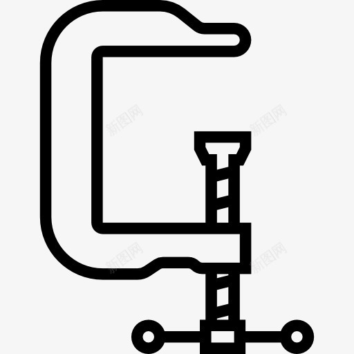 夹图标png_新图网 https://ixintu.com 家电修理 建设 改进 施工工具 钳