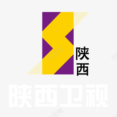 彩色陕西卫视logo标志矢量图图标图标