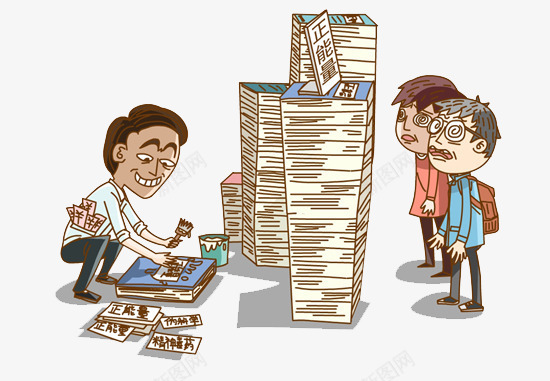 正能量漫画png免抠素材_新图网 https://ixintu.com 假卖正能量书籍 励志图 励志漫画 正能量