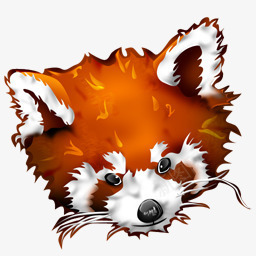 Firefox熊猫红色图标png_新图网 https://ixintu.com animal browser firefox panda red 动物 浏览器 火狐 熊猫 红色的