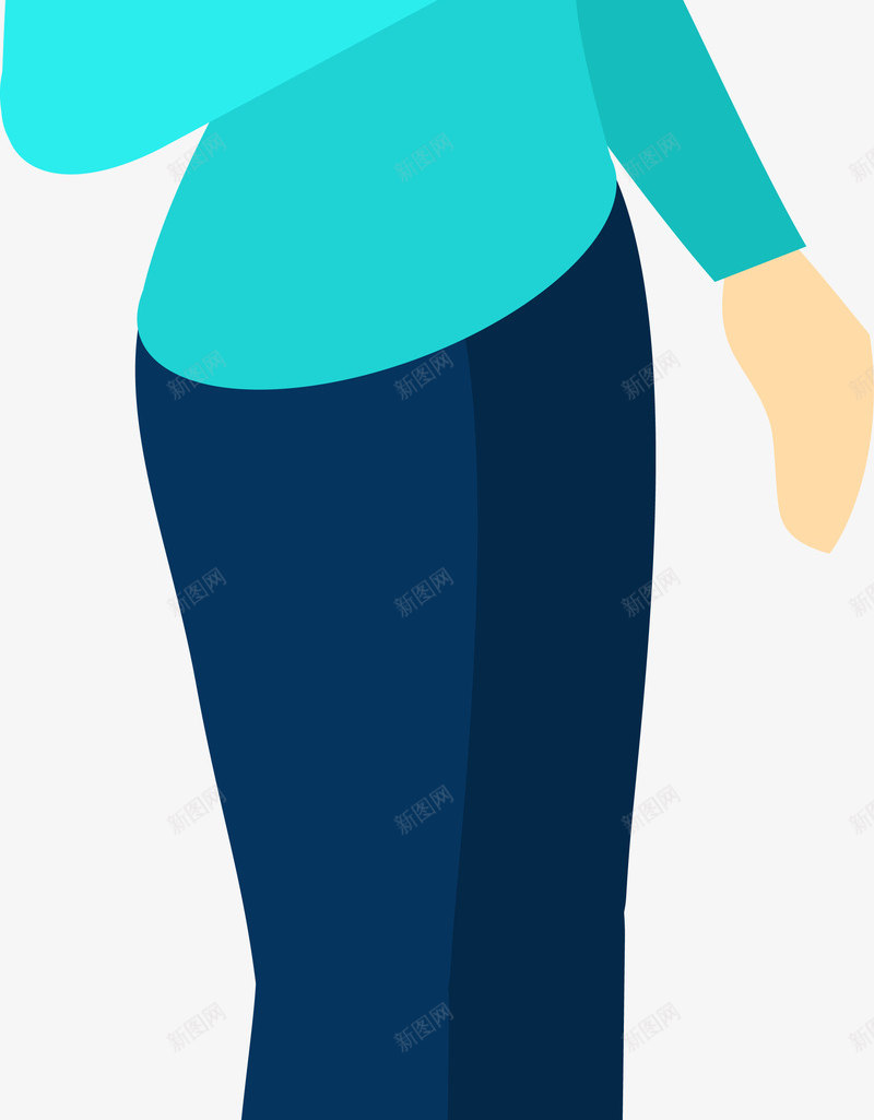 卡通手绘记者话筒人物矢量图ai免抠素材_新图网 https://ixintu.com 主持人 卡通记者 媒体人 直播 记者节 记者话筒 矢量图