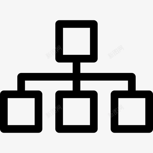 组织图标png_新图网 https://ixintu.com 业务接口 图 层次结构 秩序 等级 组织