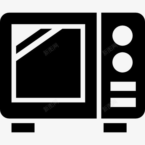 微波炉或小厨房烹饪工具图标png_新图网 https://ixintu.com 厨房工具 家里的事 小烤箱 工具 工具和器具 微波 电子 电气 过去