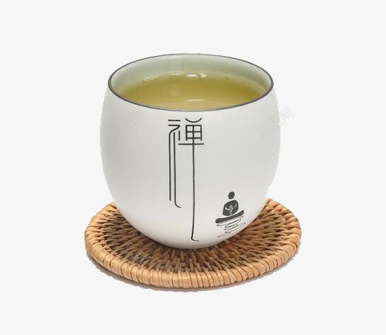 手绘杯子png免抠素材_新图网 https://ixintu.com 产品实物 手绘 杯子 禅 陶瓷