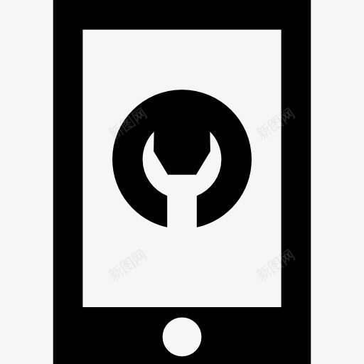 维修手机图标png_新图网 https://ixintu.com 工具 工具和器具 手机 电子 电话 符号 维修 通信工具