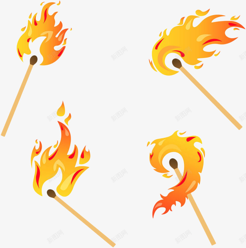 手绘火柴火焰png免抠素材_新图网 https://ixintu.com 大火 手绘 火柴 火焰 火焰形状 火苗 照明取暖 燃烧 着火