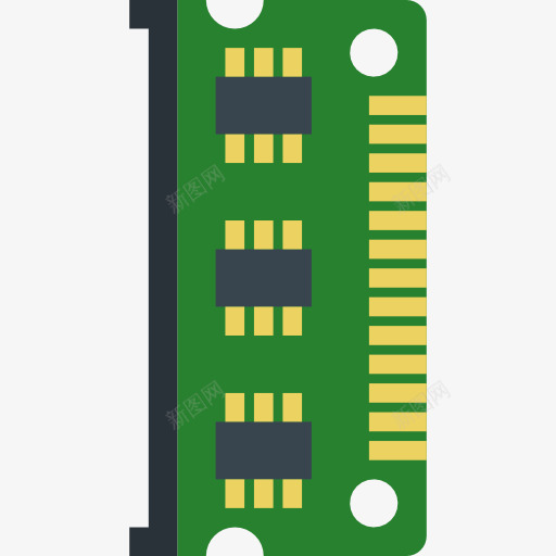 内存图标png_新图网 https://ixintu.com CPU RAM存储器 处理器 技术 电子 芯片