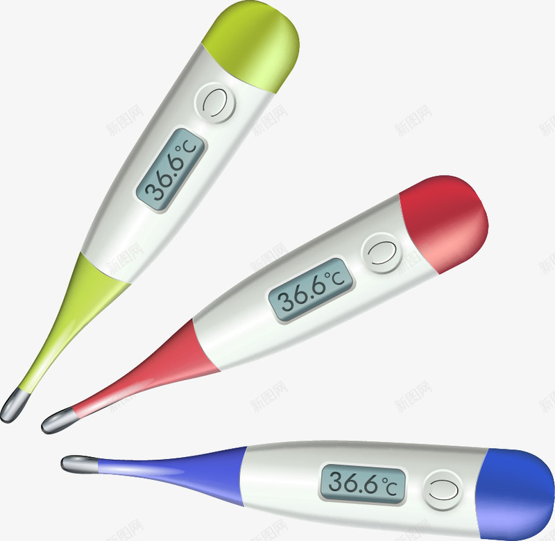 温度计png免抠素材_新图网 https://ixintu.com 体温计 免费矢量下载 感温器 温度计 电子产品