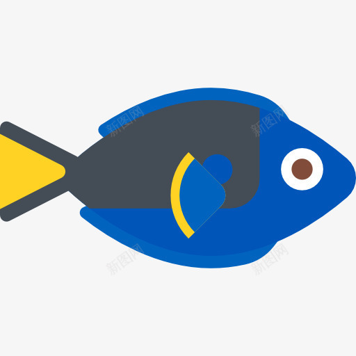 鱼图标png_新图网 https://ixintu.com 动物 宠物 水产 海洋生物水族馆 鱼