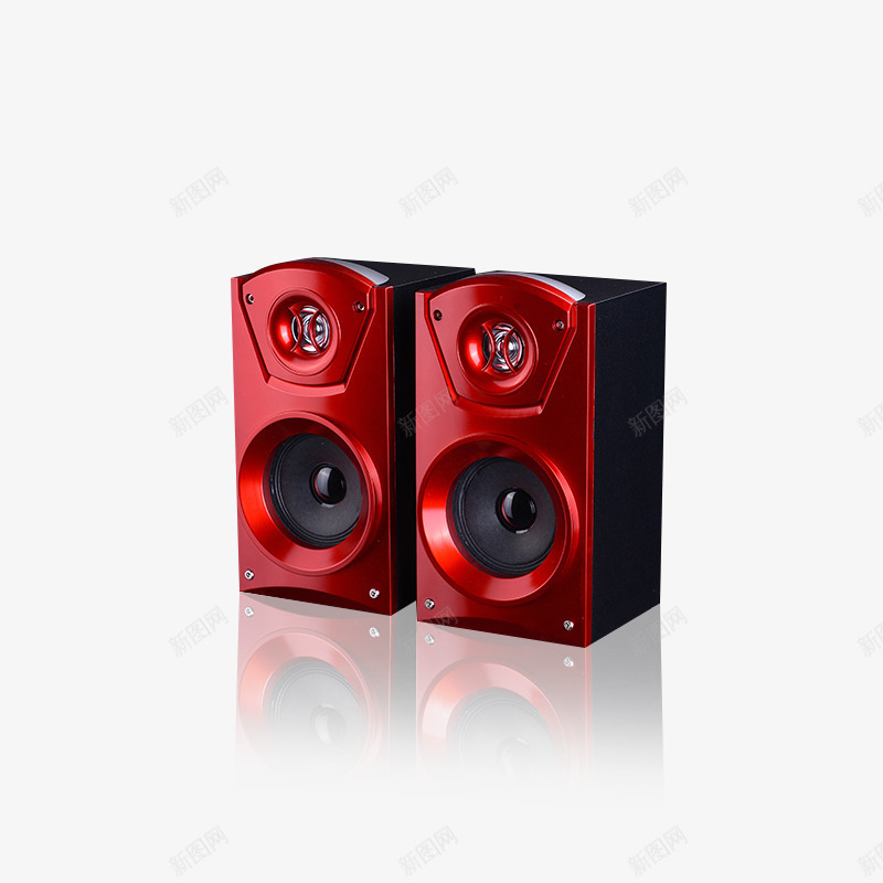 红色的小音箱png免抠素材_新图网 https://ixintu.com 产品实物 音响 音箱