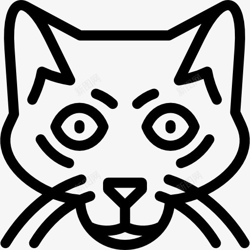 猫图标png_新图网 https://ixintu.com 动物 品种国内 宠物 猫