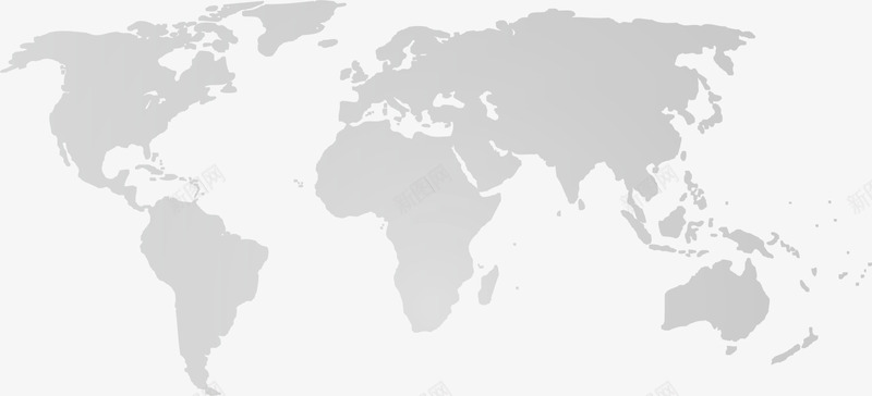 灰色大洲地图png免抠素材_新图网 https://ixintu.com 大洲地图 小清新大洲 文艺风 温馨 灰色大洲 简约大洲