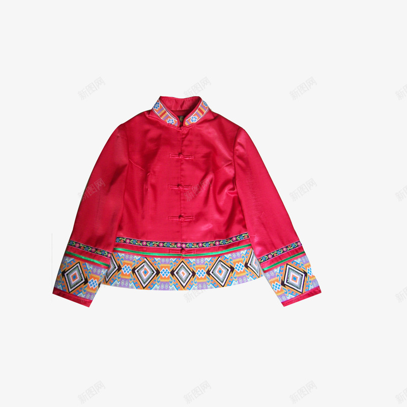 土家族特色服饰png免抠素材_新图网 https://ixintu.com 上衣 土家族 特色 花纹