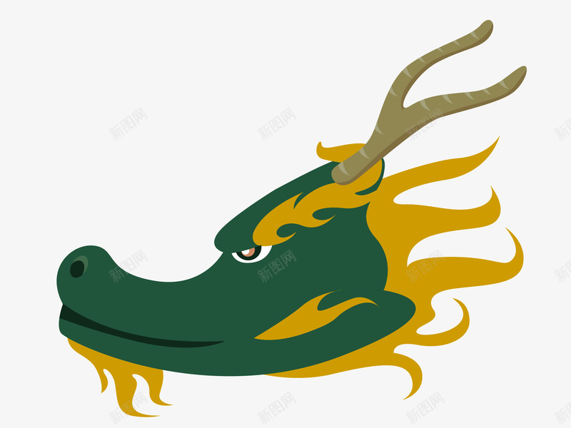 手绘墨绿色微笑龙头中国风下矢量图图标ai_新图网 https://ixintu.com logo 中国风 元宵节 墨绿色 微笑 手绘 手绘墨绿色微笑龙头中国风矢量下载抬头龙免费下载 龙头矢量 矢量图