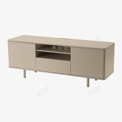 复古电视柜png免抠素材_新图网 https://ixintu.com 复古 电视柜 米色 米黄色