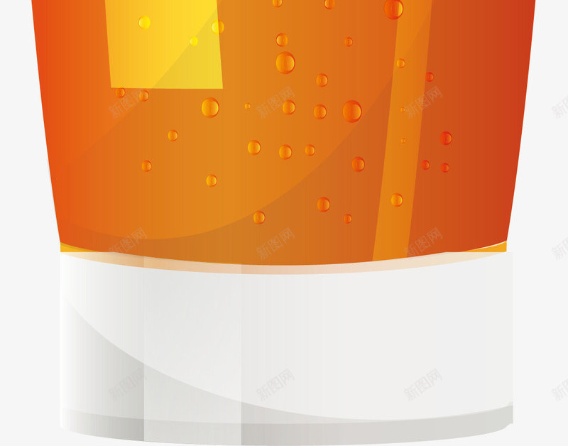 半杯橙汁png免抠素材_新图网 https://ixintu.com 橙汁 汽水 矢量素材