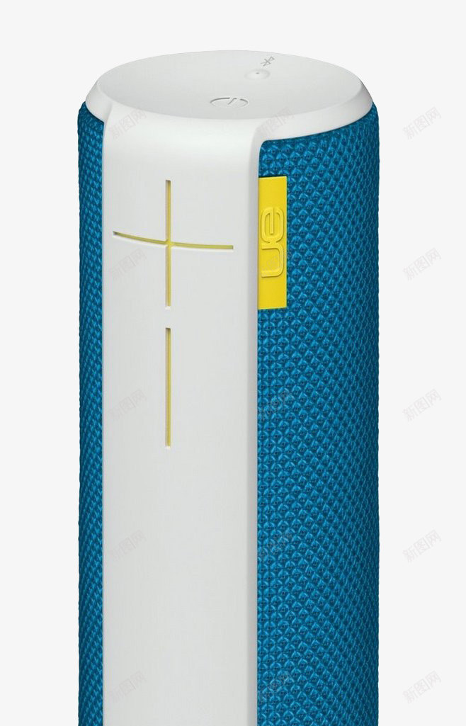 蓝牙音响png免抠素材_新图网 https://ixintu.com 产品实物 电子音响ICON 蓝色 黄色