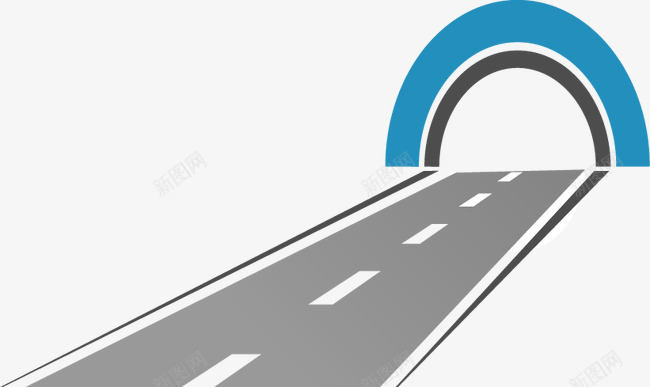 山洞指示公路矢量图eps免抠素材_新图网 https://ixintu.com 公路 公路指示牌 山洞指示公路 矢量图
