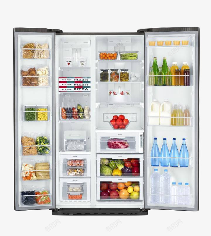 水果家用电器旧冰箱png免抠素材_新图网 https://ixintu.com 使用过的 家电产品 旧冰箱 旧电器 水果 电子 矿泉水 科技 陈旧