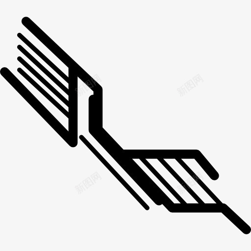 电子电路在对角线图标png_新图网 https://ixintu.com 印刷电路 工具 工具和用具 接线图 电子 电子电路 电路 电路板