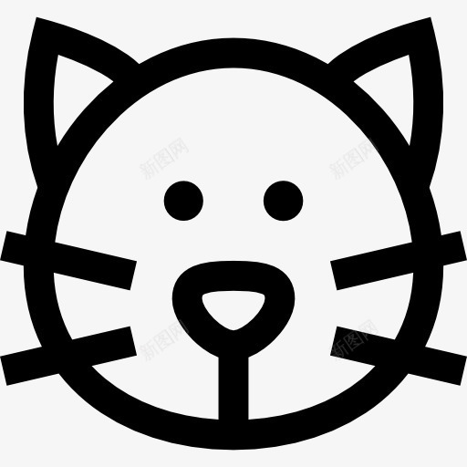 猫图标png_新图网 https://ixintu.com 动物 品种国内 宠物 猫