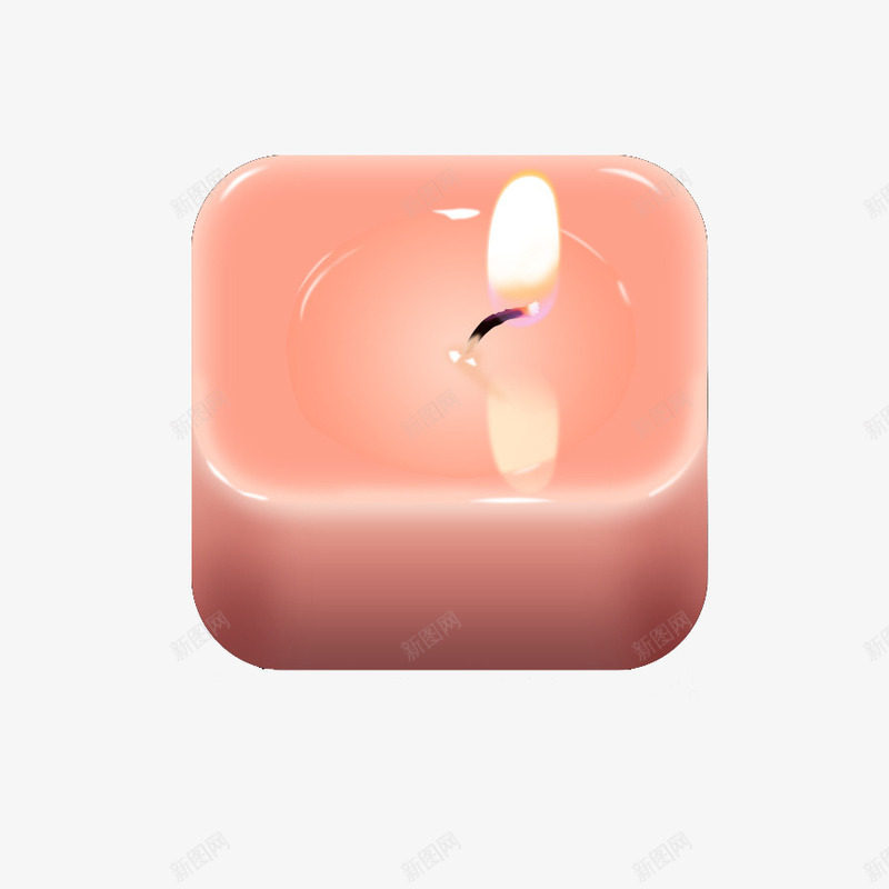 浪漫粉色蜡烛png免抠素材_新图网 https://ixintu.com 浪漫粉色烛火 粉色蜡烛 蜡烛
