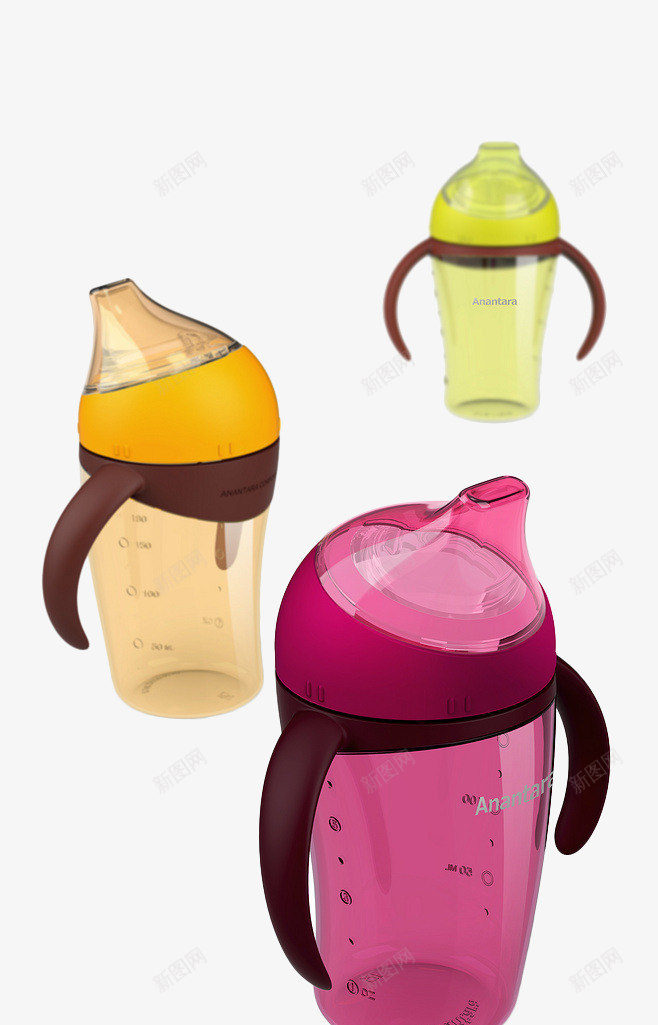 儿童饮水杯png免抠素材_新图网 https://ixintu.com 产品实物 儿童水杯 彩色 杯子