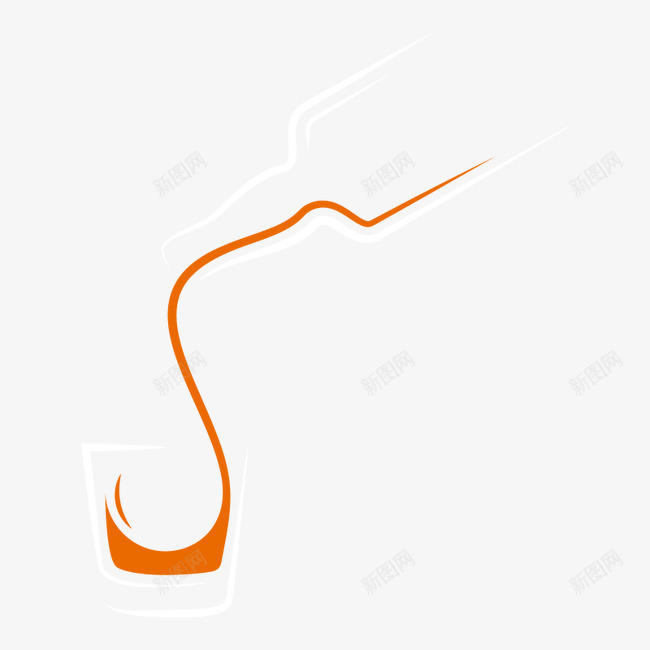 倒酒png免抠素材_新图网 https://ixintu.com 倒酒 杯子 瓶酒 酒 酒水