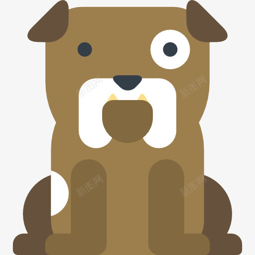 斗牛犬图标png_新图网 https://ixintu.com 动物 动物王国 哺乳动物 宠物 斗牛犬 狗