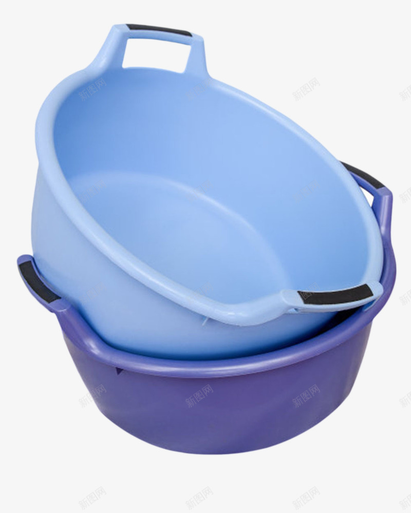 两个层叠一起的水盆塑胶制品实物png免抠素材_新图网 https://ixintu.com 加聚 器皿 塑料 塑料制品 塑胶制品 层叠 手提 把手 提手 树脂 缩聚 高分子化合物
