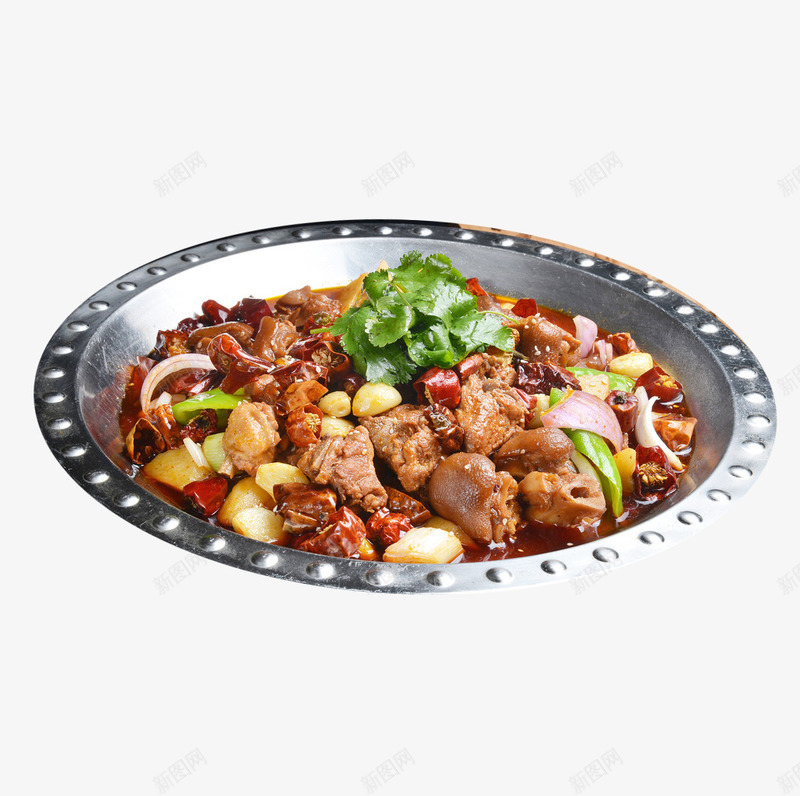 产品实物麋鹿鲜香麻辣鸡块png免抠素材_新图网 https://ixintu.com 健康食品 土豆 特色美食 美味 美味爽口 鸡块 鸡肉 麻辣鲜香 麻辣鸡块