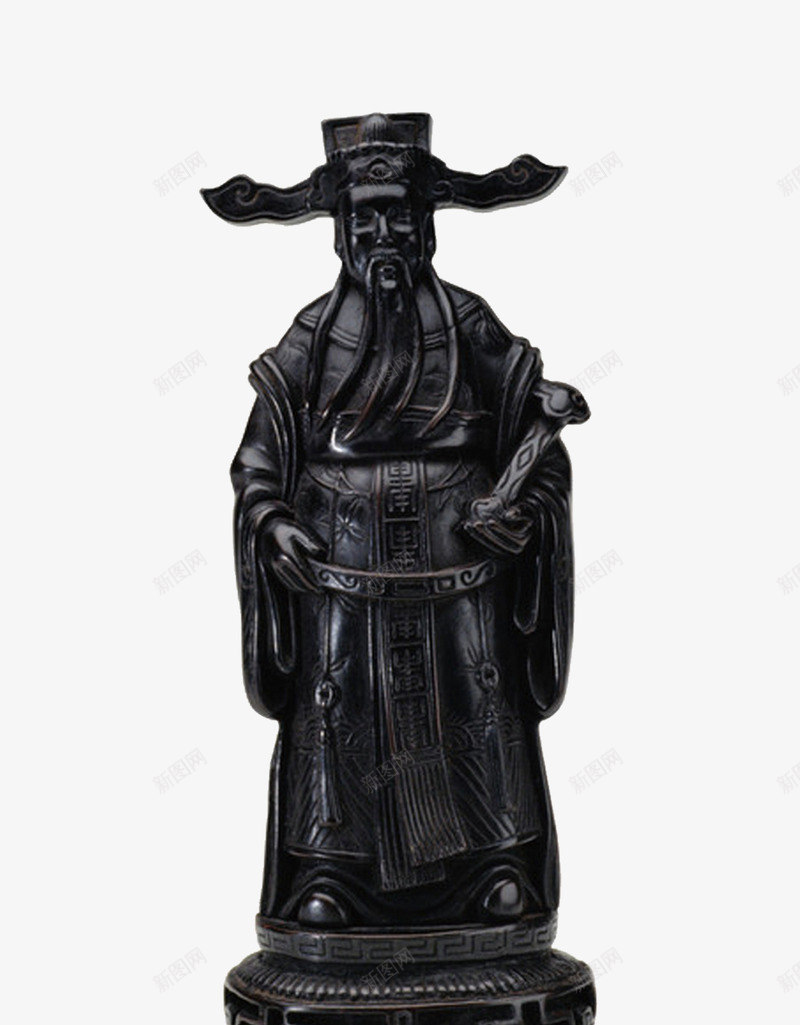 古代大臣png免抠素材_新图网 https://ixintu.com 人像 大臣 收藏 文物 石像 雕刻