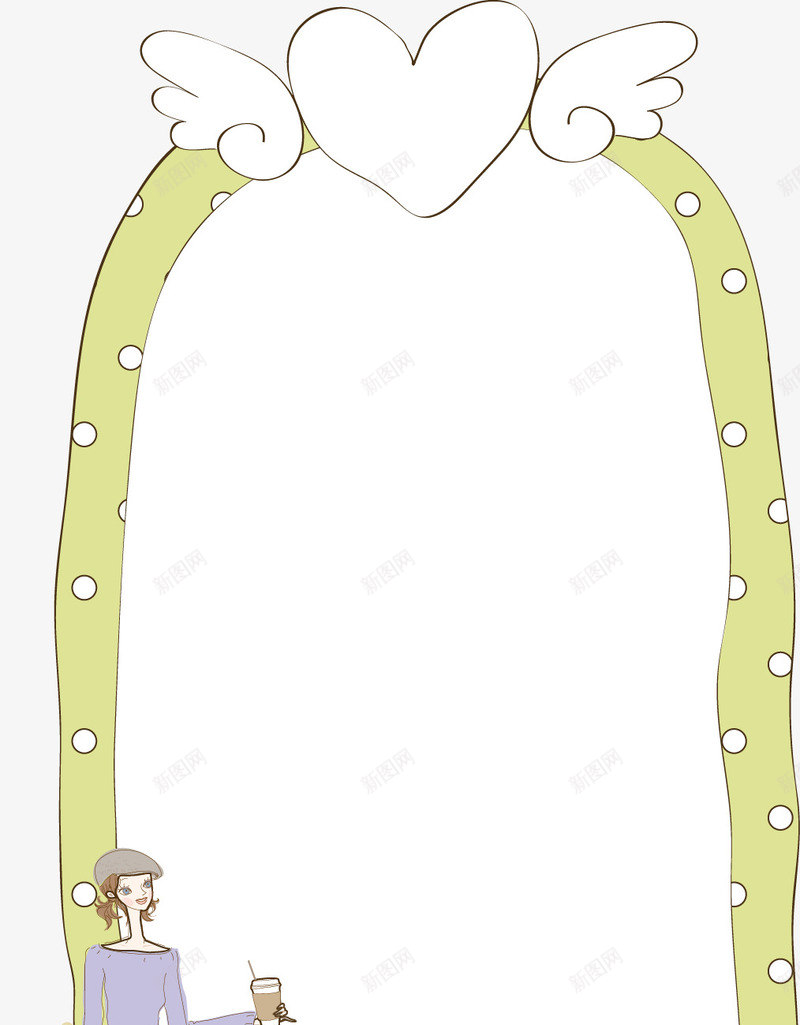 花边手绘边框底纹卡通png免抠素材_新图网 https://ixintu.com 卡通 可爱 底纹 手绘 线框 花边 边框
