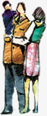 创意漫画温馨的一家人png免抠素材_新图网 https://ixintu.com 一家人 创意 温馨 漫画