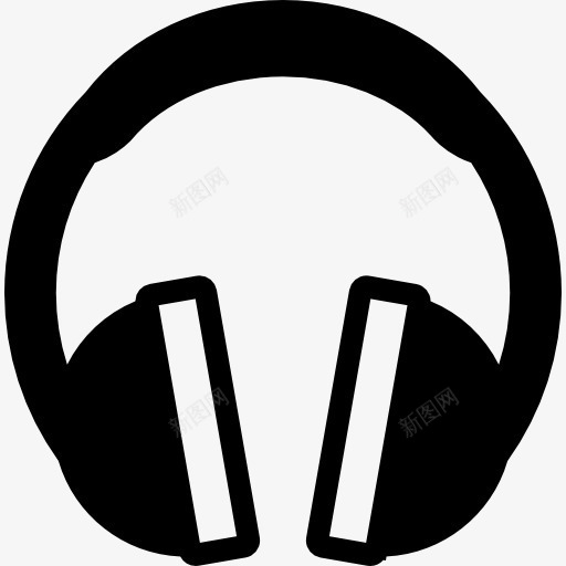 圆耳羽图标png_新图网 https://ixintu.com 听着 圆形 耳机 耳羽 音乐工具 音响