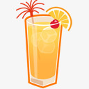 哈维的伏特加橙汁鸡尾酒图标png_新图网 https://ixintu.com cocktail harvey wallbanger 伏特加橙汁鸡尾酒 哈维 鸡尾酒