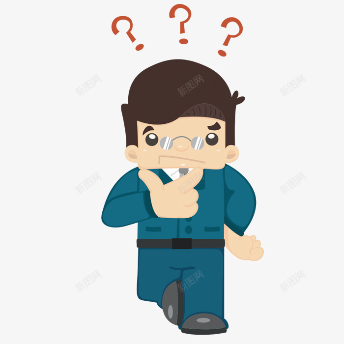 手绘卡通人物疑问形象png免抠素材_新图网 https://ixintu.com 人物 卡通 发问 形象 手绘 手绘卡通人物疑问形象 疑问