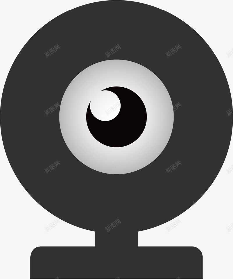 简约摄像头标图标png_新图网 https://ixintu.com 免抠图 卡通有趣 摄像头 电子产品 矢量图案 装饰图