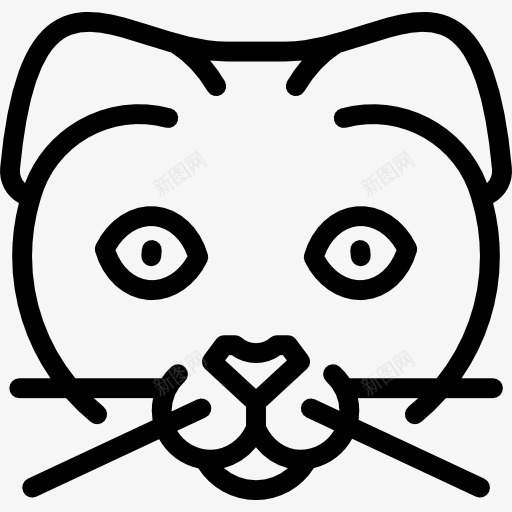 苏格兰折耳猫图标png_新图网 https://ixintu.com 凯蒂 动物 品种 国内 宠物 猫 苏格兰折耳猫