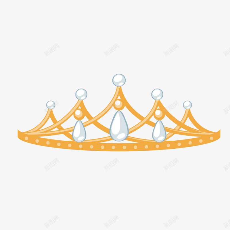 晚会女王冠矢量图eps免抠素材_新图网 https://ixintu.com 后冠 图案 女王冠 晚会 王冠 矢量图