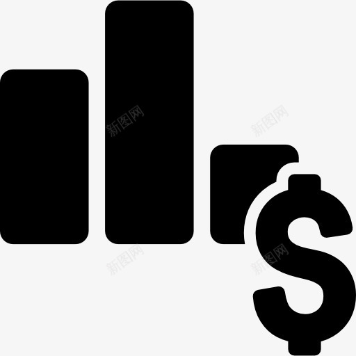 图表图标png_新图网 https://ixintu.com 图形 图表 生意 酒吧 销售收入