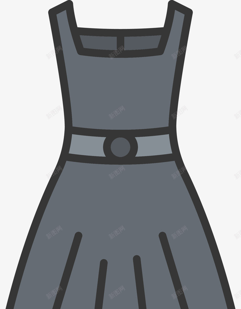 女装裙子png免抠素材_新图网 https://ixintu.com 女装 服装 服饰 百褶裙 矢量服饰 衣服 衣服褶皱 裙子 褶皱服装