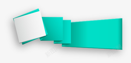 绿色折叠标题栏png免抠素材_新图网 https://ixintu.com 折叠 标签 标题 标题栏 栏目 绿色