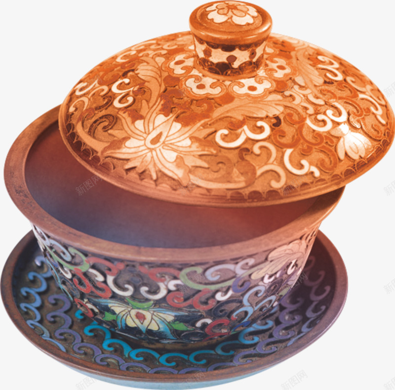 茶杯png免抠素材_新图网 https://ixintu.com 古典 复古 杯子 盖碗 茶杯