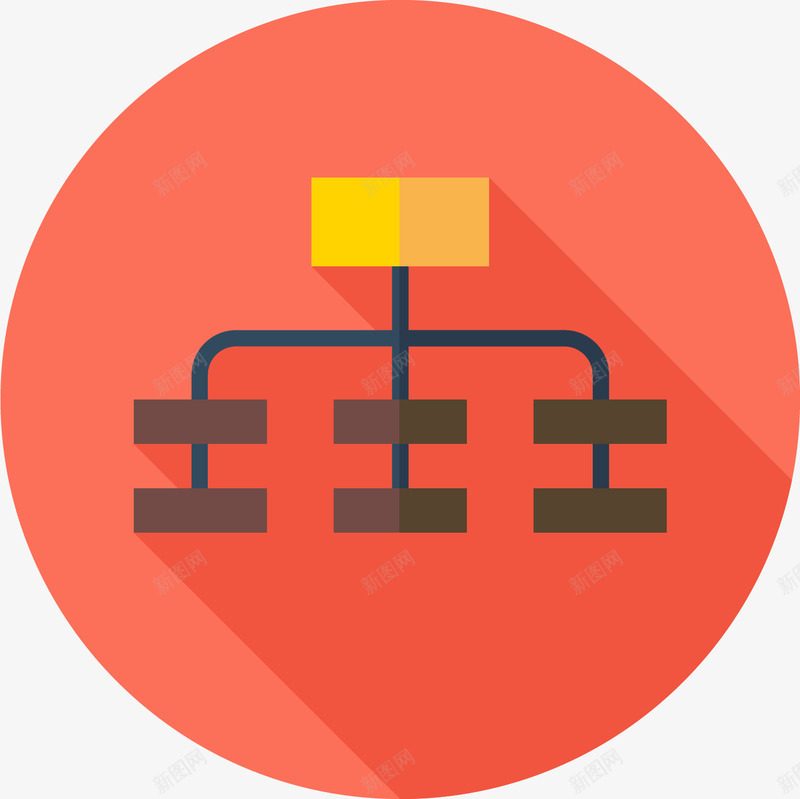 层次结构图标png_新图网 https://ixintu.com 人员架构 商务图表 图标 层次结构 组织架构 组织框架
