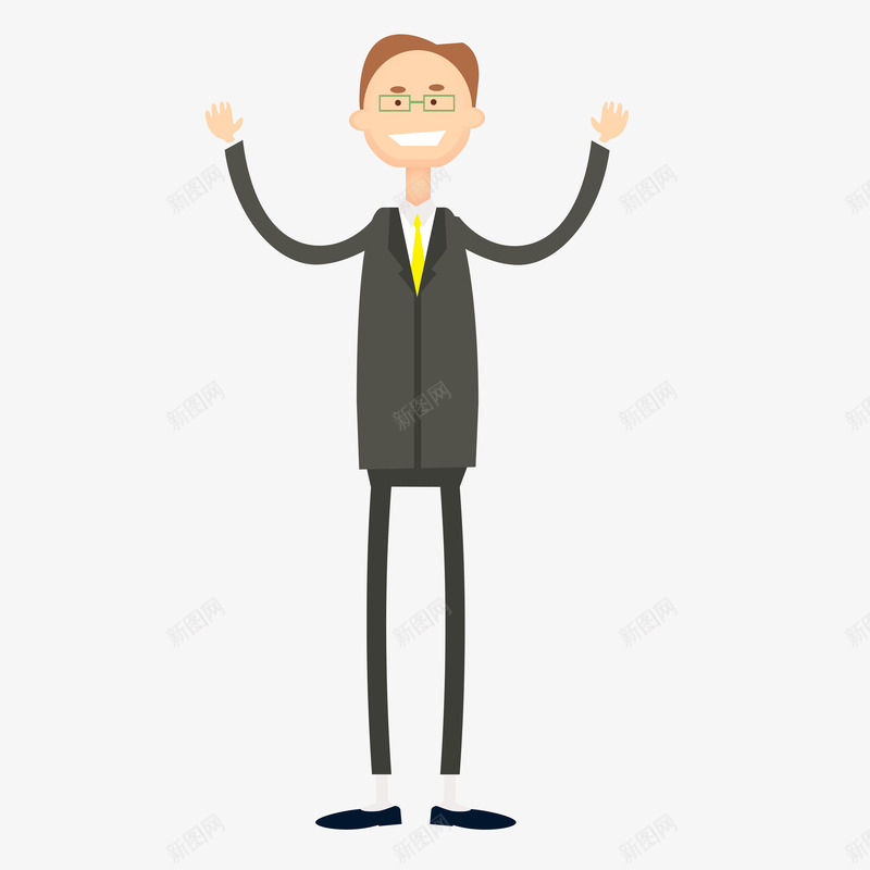 卡通人物形象个人形象男性矢量图ai免抠素材_新图网 https://ixintu.com 个人形象 人物形象 卡通 男性 矢量图