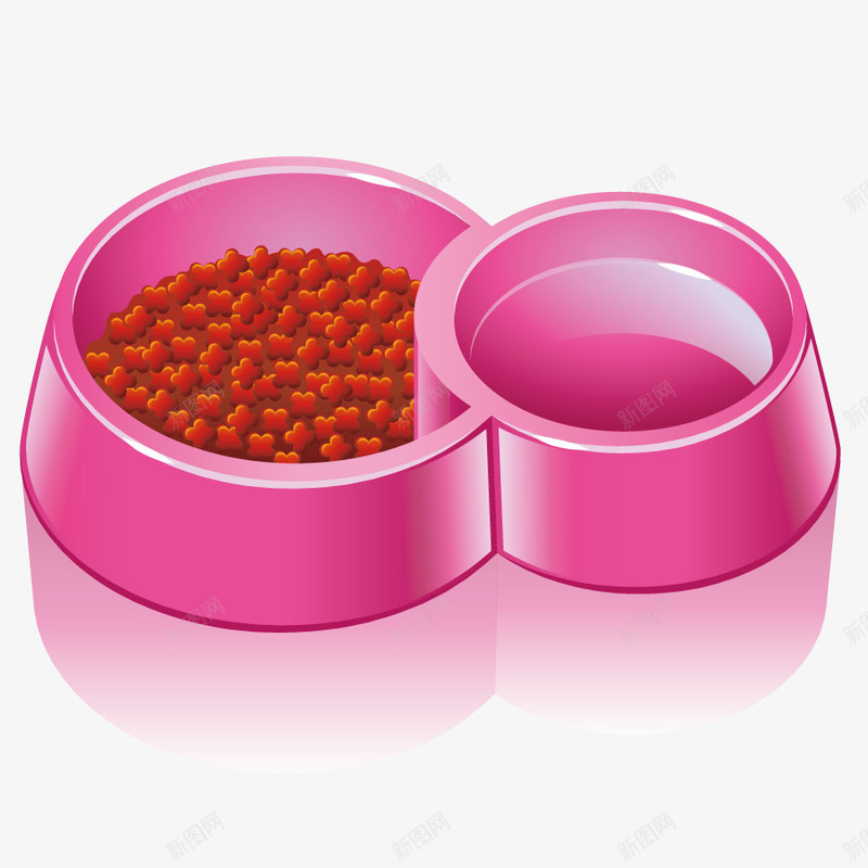 宠物饭盒png免抠素材_新图网 https://ixintu.com 宠物碗 容器 狗粮 猫粮 饲料