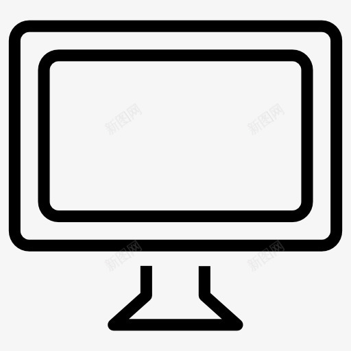 电视屏幕图标png_新图网 https://ixintu.com 技术 电脑显示器 电视屏幕 电视机 电视监控 计算机屏幕