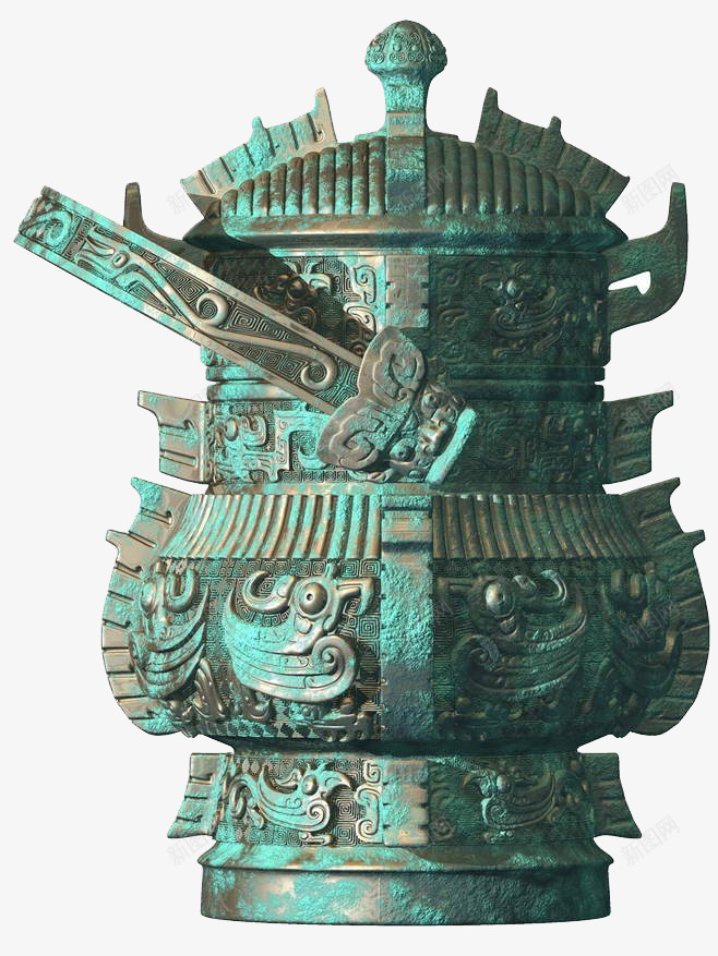文物青铜器png免抠素材_新图网 https://ixintu.com 产品实物 古董 收藏 藏品 青铜器