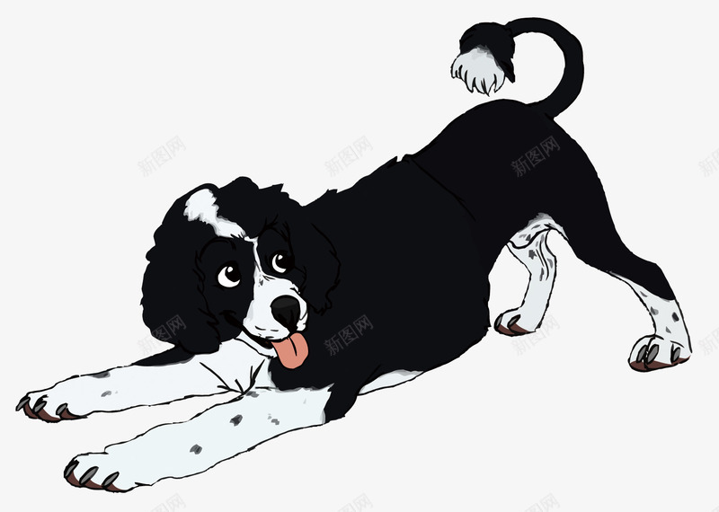 牧羊犬png免抠素材_新图网 https://ixintu.com PNG PNG图片 PNG图片素材 PNG素材 PNG素材免费 PNG素材免费下载 卡通 可爱 宠物 牧羊犬 聪明